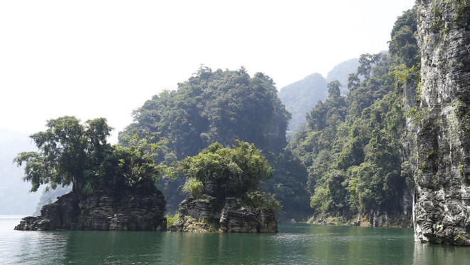 Hình ảnh khám phá vẻ đẹp lòng hồ thủy điện Lâm Bình ảnh 4