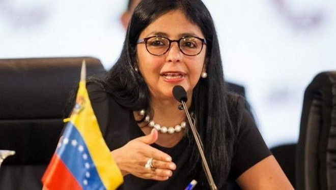 Phó Tổng thống Venezuela Delcy Rodriguez. (Nguồn: EFE) Phó Tổng thống Venezuela Rodriguez kêu gọi người dân cảnh giác ảnh 1