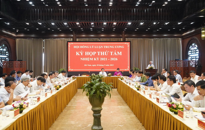 Kỳ họp thứ tám Hội đồng Lý luận Trung ương nhiệm kỳ 2021-2026 ảnh 1