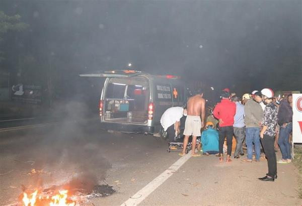 Bình Phước: Tai nạn liên hoàn làm 1 công an và 3 người thương nặng ảnh 2