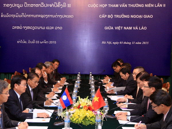 Tham vấn cấp Bộ trưởng Ngoại giao Việt Nam-Lào lần thứ 2 ảnh 1