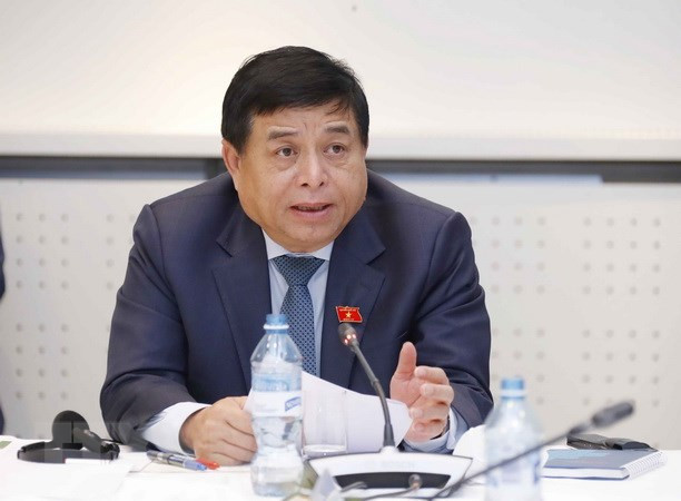 Bộ trưởng Bộ Kế hoạch và Đầu tư Nguyễn Chí Dũng phát biểu. (Ảnh: Doãn Tấn/TTXVN) Quy hoạch tổng thể Quốc gia - Cơ hội cho sự phát triển ảnh 1