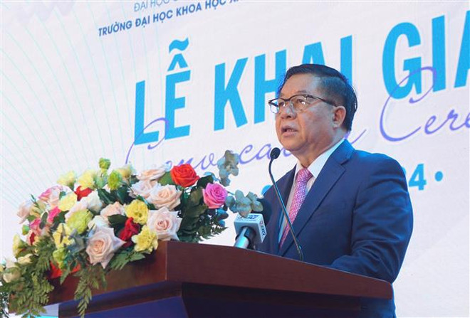 TP.HCM: Trường ĐH Khoa học Xã hội và Nhân văn khai giảng năm học mới ảnh 3