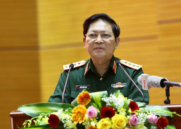 Đại tướng Ngô Xuân Lịch. (Ảnh: Dương Giang/TTXVN) Đẩy mạnh hợp tác kỹ thuật quân sự giữa Việt Nam và Liên bang Nga ảnh 1