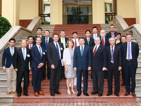 Thượng tướng Tô Lâm tiếp Đoàn Hội đồng kinh doanh Hoa Kỳ-ASEAN ảnh 1