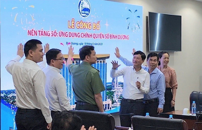 Công bố hoạt động ứng dụng "Chính quyền số Bình Dương" ảnh 1