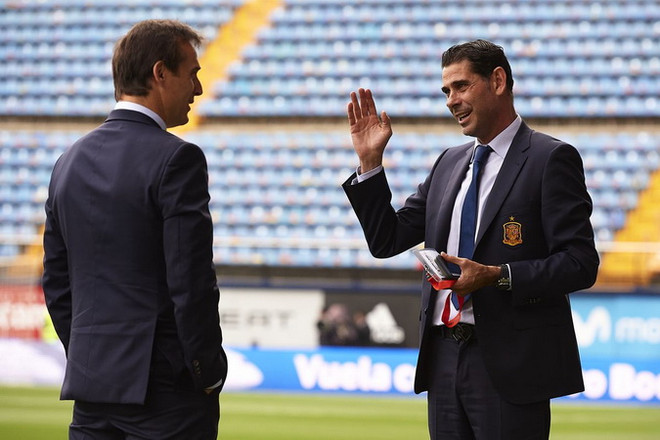 Fernando Hierro thay thế Lopetegui dẫn dắt tuyển Tây Ban Nha ảnh 1