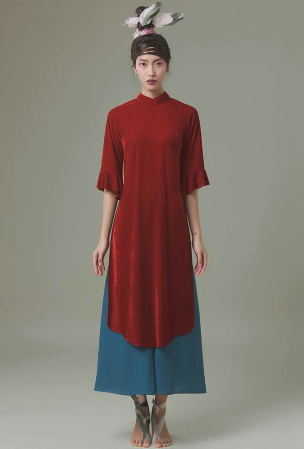 10 gợi ý lý tưởng giúp phái đẹp mua sắm Áo dài diện Tết 2017 ảnh 27