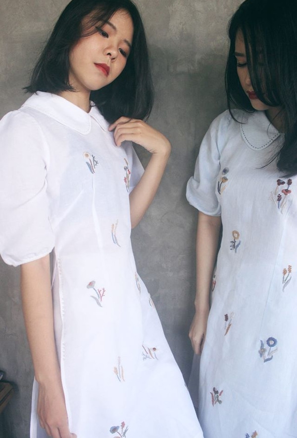 10 gợi ý lý tưởng giúp phái đẹp mua sắm Áo dài diện Tết 2017 ảnh 22