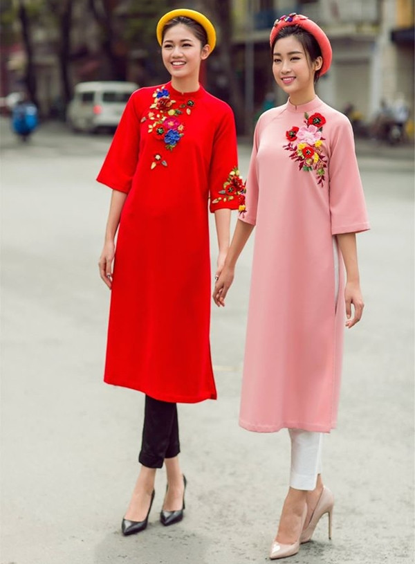 10 gợi ý lý tưởng giúp phái đẹp mua sắm Áo dài diện Tết 2017 ảnh 24