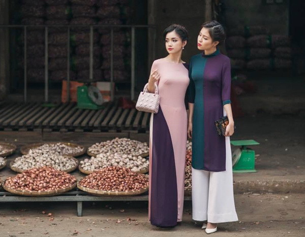 10 gợi ý lý tưởng giúp phái đẹp mua sắm Áo dài diện Tết 2017 ảnh 6