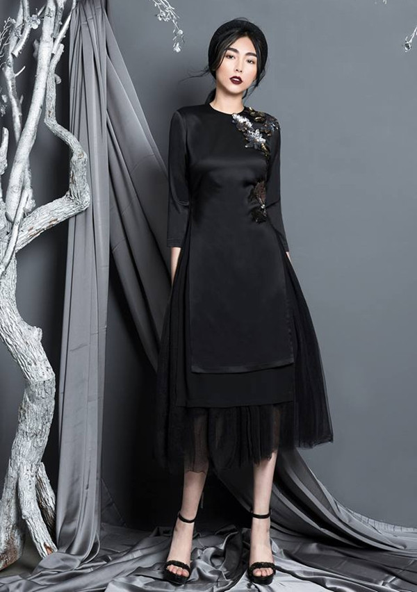 10 gợi ý lý tưởng giúp phái đẹp mua sắm Áo dài diện Tết 2017 ảnh 16