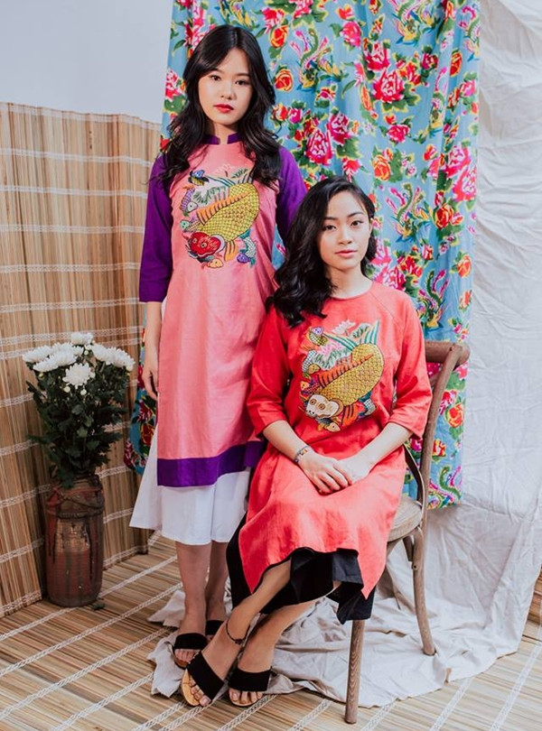 10 gợi ý lý tưởng giúp phái đẹp mua sắm Áo dài diện Tết 2017 ảnh 9