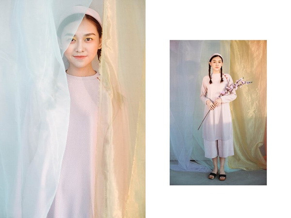 10 gợi ý lý tưởng giúp phái đẹp mua sắm Áo dài diện Tết 2017 ảnh 13