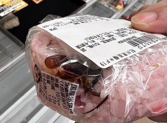 Nhật Bản: Cả ngàn nắm cơm bị thu hồi sau sự cố cơm nắm lẫn xác gián ảnh 1