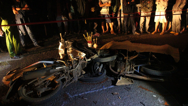 Bình Phước: Xe máy đấu đầu, 1 người chết, 2 người bị thương nặng ảnh 1