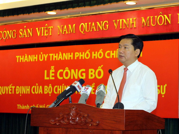 Công bố quyết định phân công chức danh Bí thư Thành ủy TP.HCM ảnh 1