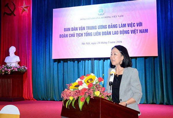 Đề nghị xem xét quy định về phân cấp quản lý cán bộ Công đoàn ảnh 1