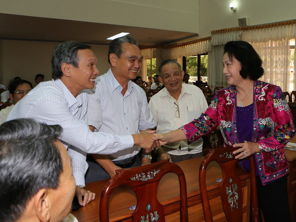 Chủ tịch Quốc hội Nguyễn Thị Kim Ngân tiếp xúc cử tri Cần Thơ ảnh 1