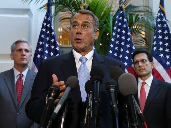 Chủ tịch Hạ viện Mỹ John Boehner. (Nguồn: AFP/TTXVN) Hạ viện Mỹ có thể thông qua dự luật chi tiêu ngân sách 2014 ảnh 1