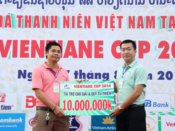 Tuổi trẻ Việt Nam ở Lào quyên góp 7.000 USD gây quỹ từ thiện ảnh 2