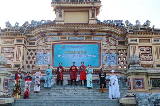 Thừa Thiên-Huế: Phát động Tuần lễ Áo dài cộng đồng Huế năm 2022 ảnh 1