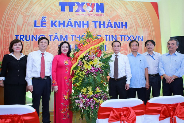 Khánh thành công trình Trung tâm Thông tin TTXVN tại Hà Nội ảnh 1