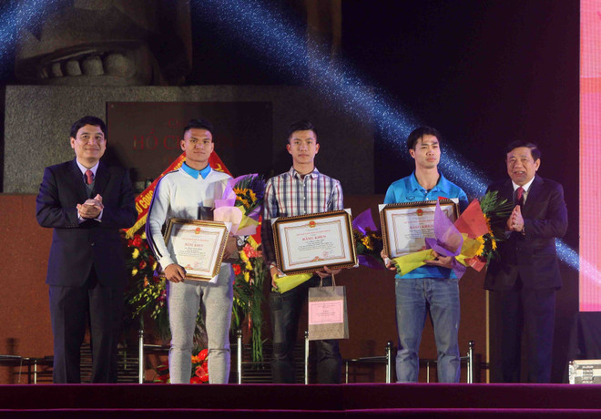 Xứ Nghệ vinh danh các cầu thủ đội tuyển U23 Việt Nam ảnh 1