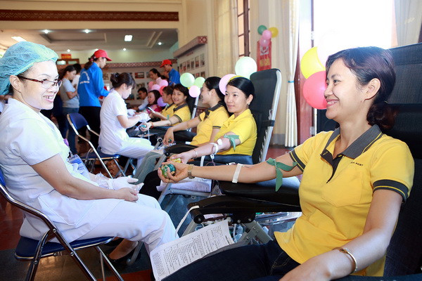 Ảnh chỉ có tính minh họa. (Ảnh: Phan Tuấn Anh/TTXVN) Chia sẻ kinh nghiệm phát triển nguồn lực hiến máu an toàn, ổn định ảnh 1