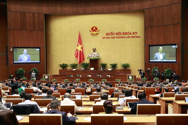 Quang cảnh Quốc hội. (Ảnh: Doãn Tấn/TTXVN) Kỳ họp bất thường lần thứ 2: Đảm bảo quy hoạch không xa rời thực tiễn ảnh 1