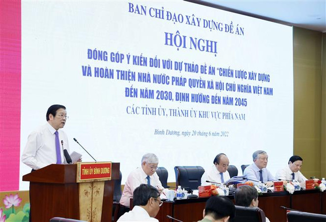 Các tỉnh, thành phố phía Nam góp ý Đề án xây dựng Nhà nước pháp quyền ảnh 2