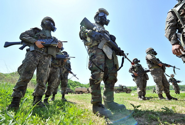 Hàn-Mỹ diễn tập loại bỏ vũ khí hủy diệt hàng loạt của Triều Tiên ảnh 1