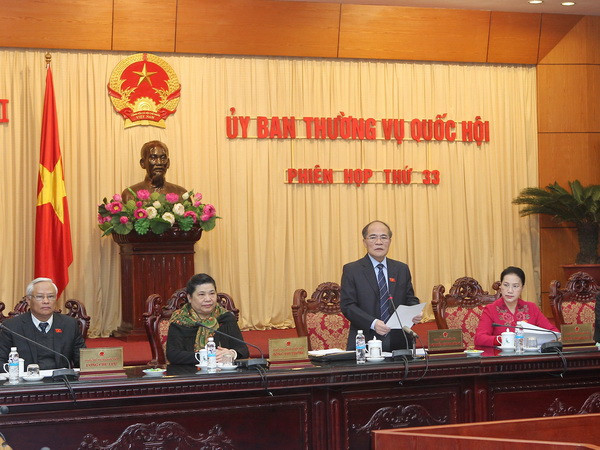 Bế mạc Phiên họp thứ 33, Ủy ban Thường vụ Quốc hội khóa XIII ảnh 1