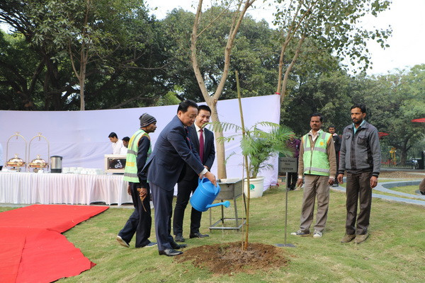 Bộ trưởng Trần Hồng Hà dự khánh thành Công viên hữu nghị Ấn Độ-ASEAN ảnh 3