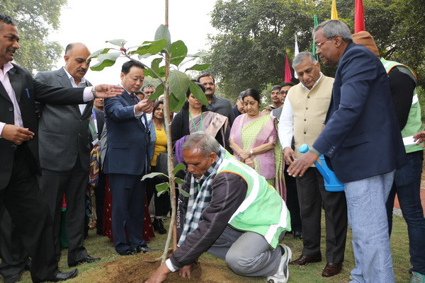 Bộ trưởng Trần Hồng Hà dự khánh thành Công viên hữu nghị Ấn Độ-ASEAN ảnh 2