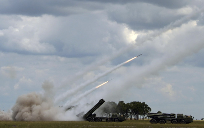 [Photo] Venezuela thử nghiệm hệ thống tên lửa Smerch ảnh 2