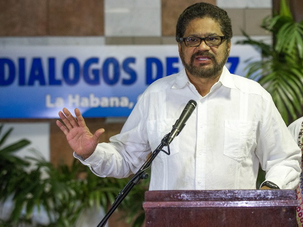 Trưởng đoàn đàm phán Lực lượng Vũ trang Cách mạng Colombia (FARC) Ivan Marquez. (Nguồn: AFP/TTXVN) Colombia: Phe đối lập phá hoại tiến trình hòa đàm với FARC ảnh 1