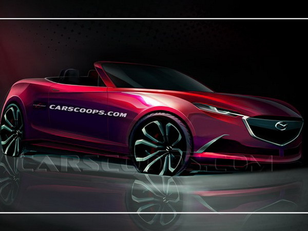 Phác thảo mẫu Mazda MX-5 Miata đời 2015 thế hệ mới ảnh 1