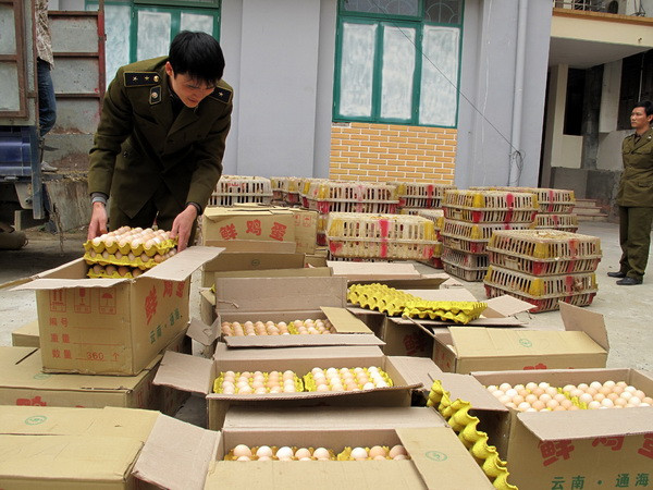 Quảng Ninh: Bắt giữ và tiêu hủy 36.000 quả trứng gà nhập lậu ảnh 1