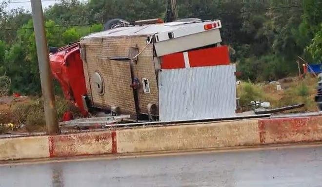 Xe chữa cháy gặp nạn trên đường làm nhiệm vụ, hai chiến sỹ hy sinh ảnh 1