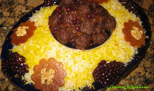 Azerbaijan: Cách chế biến món cơm Pilaf Shah-cơm Pilaf Hoàng gia ảnh 3