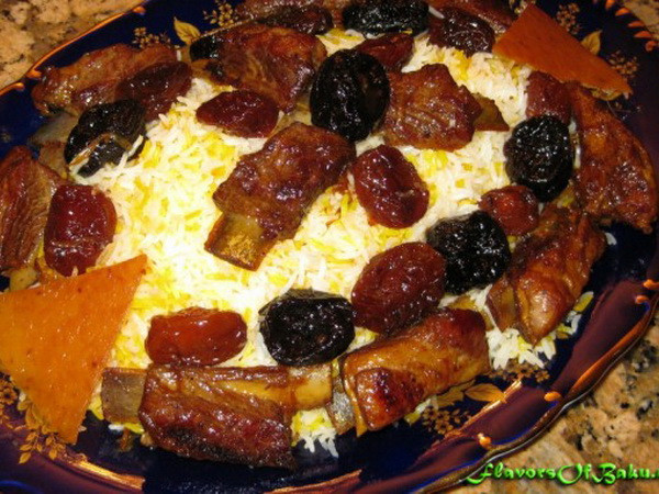 Azerbaijan: Cách chế biến món cơm Pilaf Shah-cơm Pilaf Hoàng gia ảnh 2