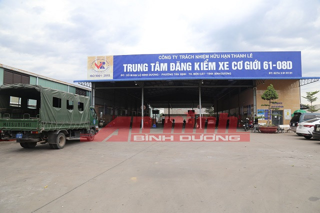Bình Dương: Phong tỏa, kiểm tra Trung tâm Đăng kiểm xe cơ giới 61-09D ảnh 1