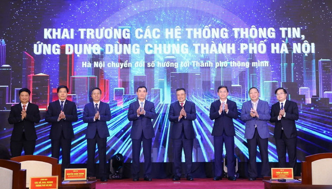 Hà Nội: Khai trương các hệ thống thông tin, ứng dụng dùng chung ảnh 3
