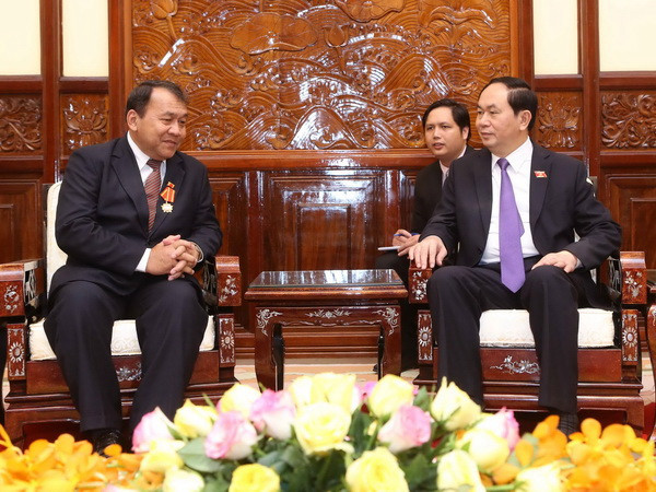 Thúc đẩy quan hệ hữu nghị và hợp tác toàn diện Việt Nam-Campuchia ảnh 1