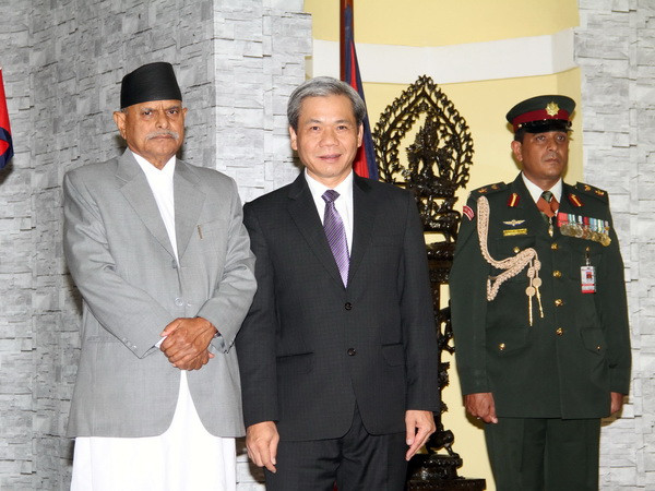 Đại sứ Việt Nam trình quốc thư tại Nepal và gặp doanh nghiệp ảnh 1