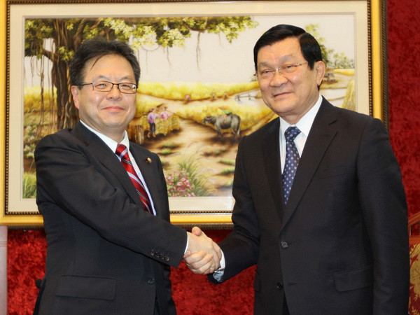 Chủ tịch nước tiếp Phó Chánh văn phòng Nội các Chính phủ Nhật ảnh 1