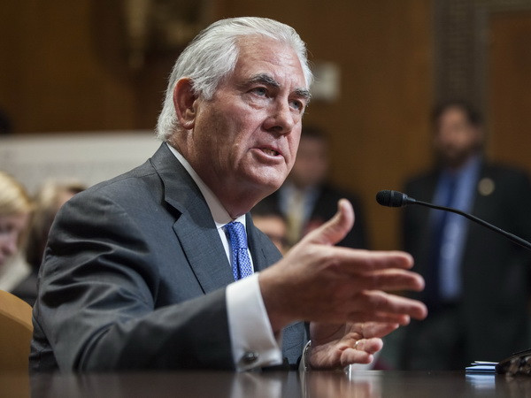 Ngoại trưởng Mỹ Rex Tillerson. (Nguồn: AFP/TTXVN) Ngoại trưởng Mỹ nêu kế hoạch ba điểm thương lượng với Nga ảnh 1