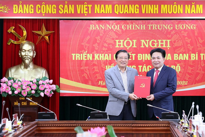 Trao quyết định của Ban Bí thư bổ nhiệm Phó Trưởng Ban Nội chính TW ảnh 1