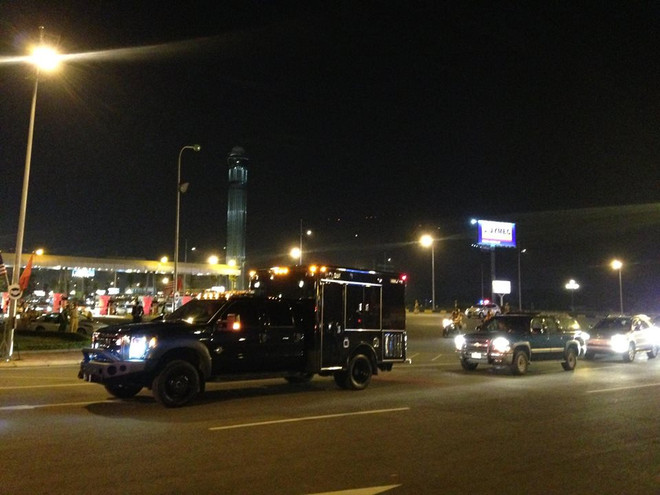 Chiếc Air Force One của Tổng thống Mỹ hạ cánh xuống sân bay Nội Bài ảnh 15